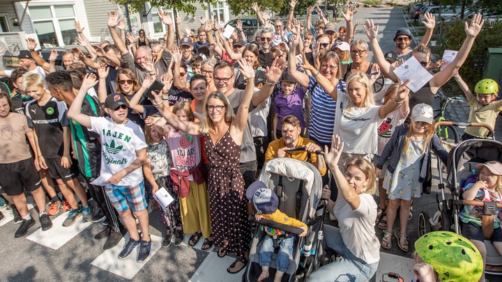 Bagis Walk of hope. Axel Svensson med familj.