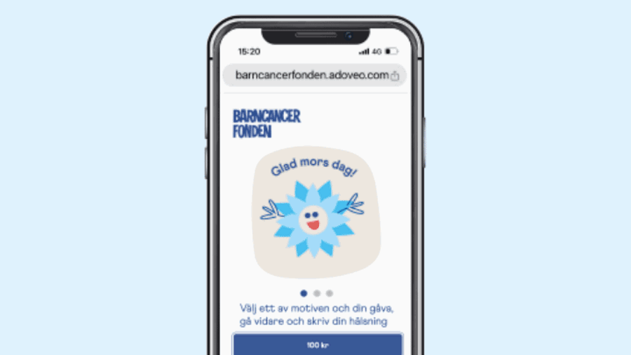 Gåvobevis: Grattishälsning
