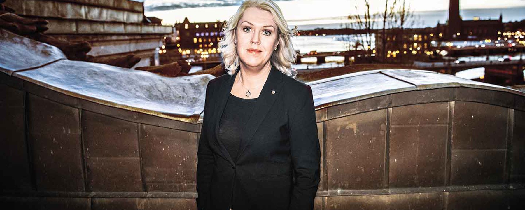 Socialminister Lena Hallengren i Barncancerrapporten 2019
