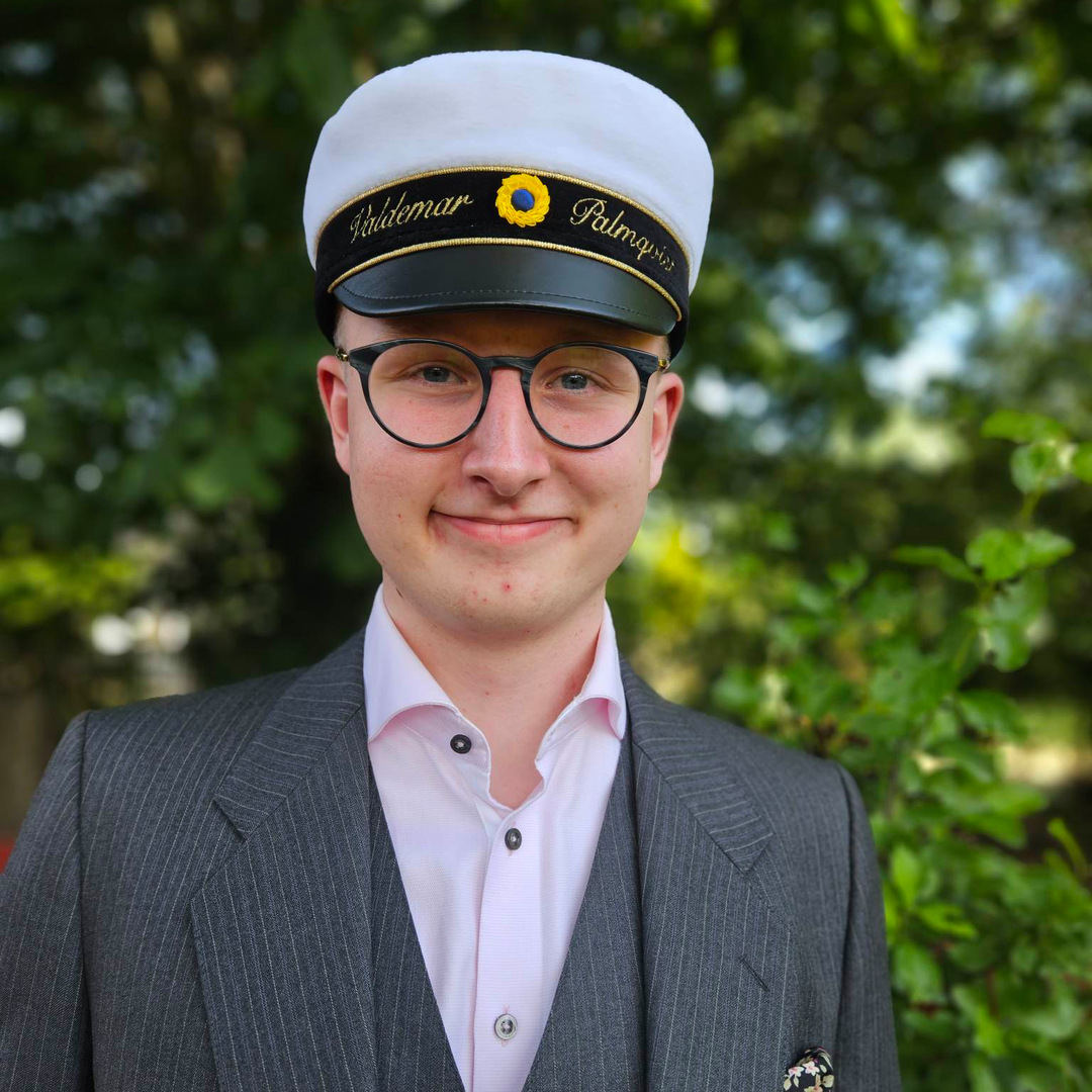 Valdemar i sin studentm&ouml;ssa