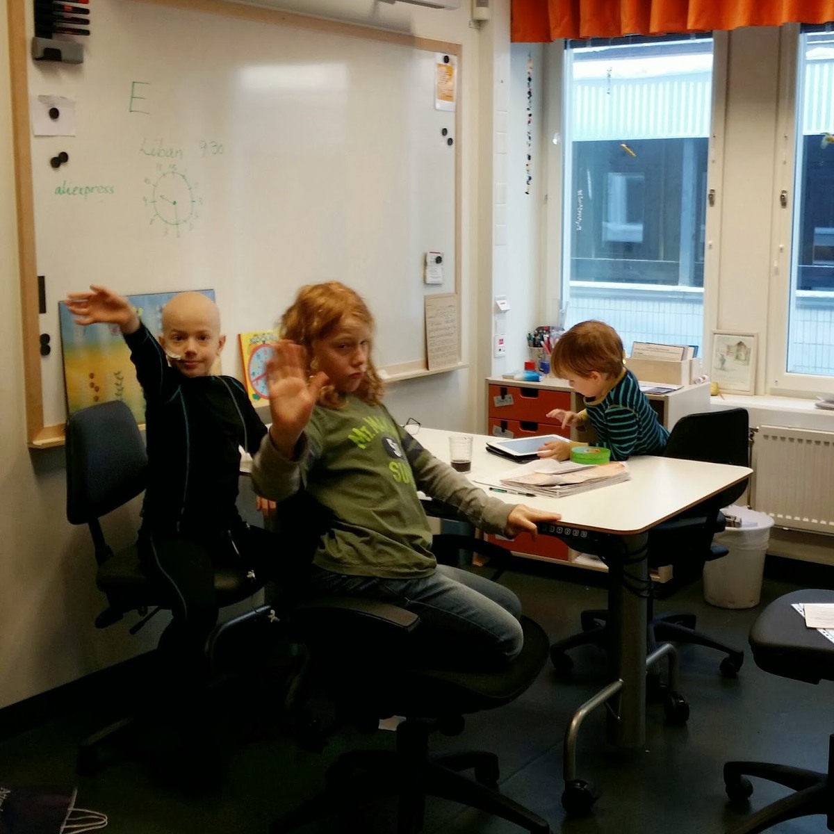 Syskonen på sjukhusskolan