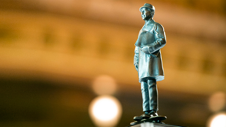 Bild på prisstatyetten 