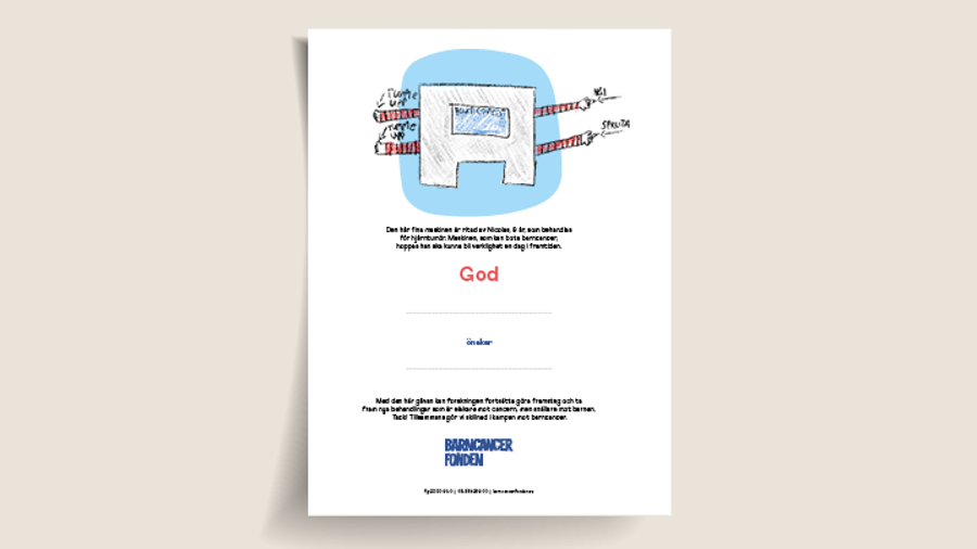 Gåvobevis: Nicolas maskin